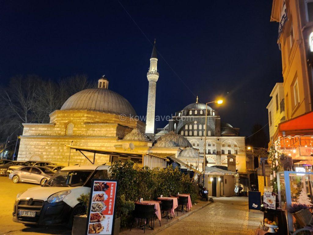 Night view of the streets of Taksim Square