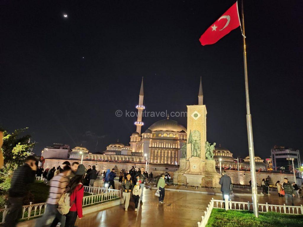 Taksim Mosque (Taksim Camii). It is said to have a maximum capacity of 3,000 people.